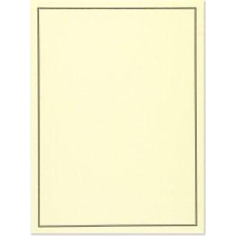 Black & Cream Stationery Set