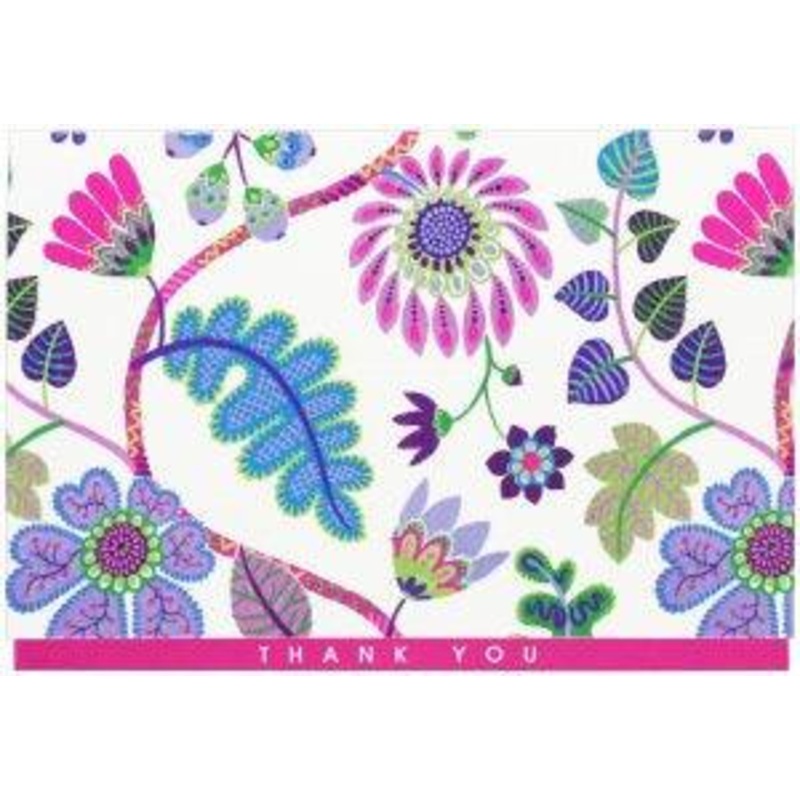 Note Card Fantasy Floral