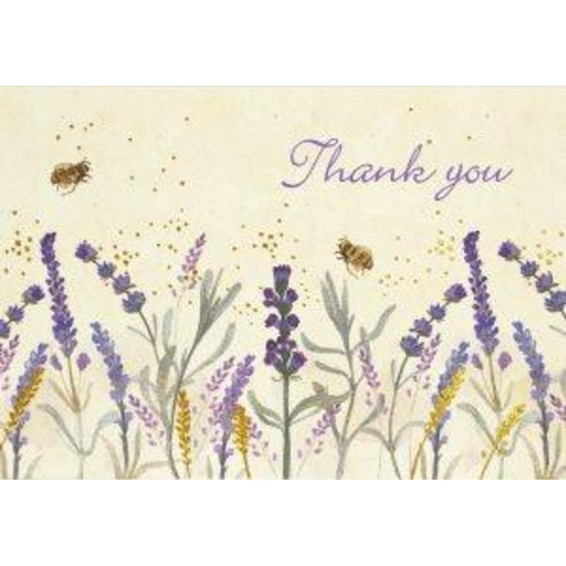 NOTE CARD - LAVENDER & HONEY