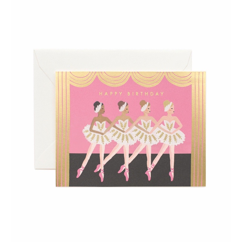 Rifle Paper Co - Single Card - Birthday Ballet