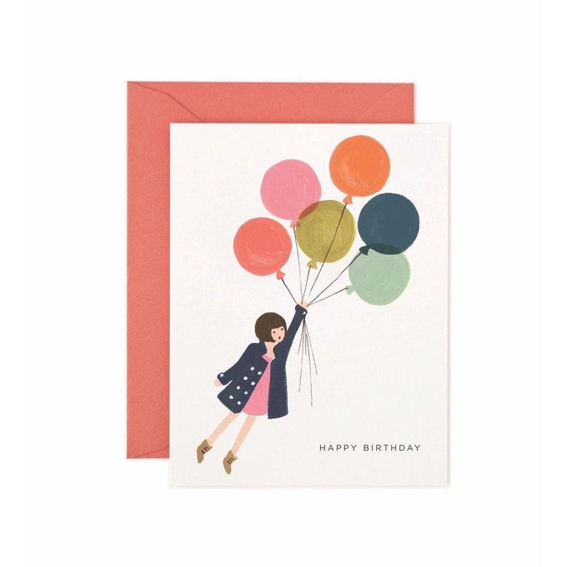 Rifle Paper Co - Single Card - Fly Away Birthday
