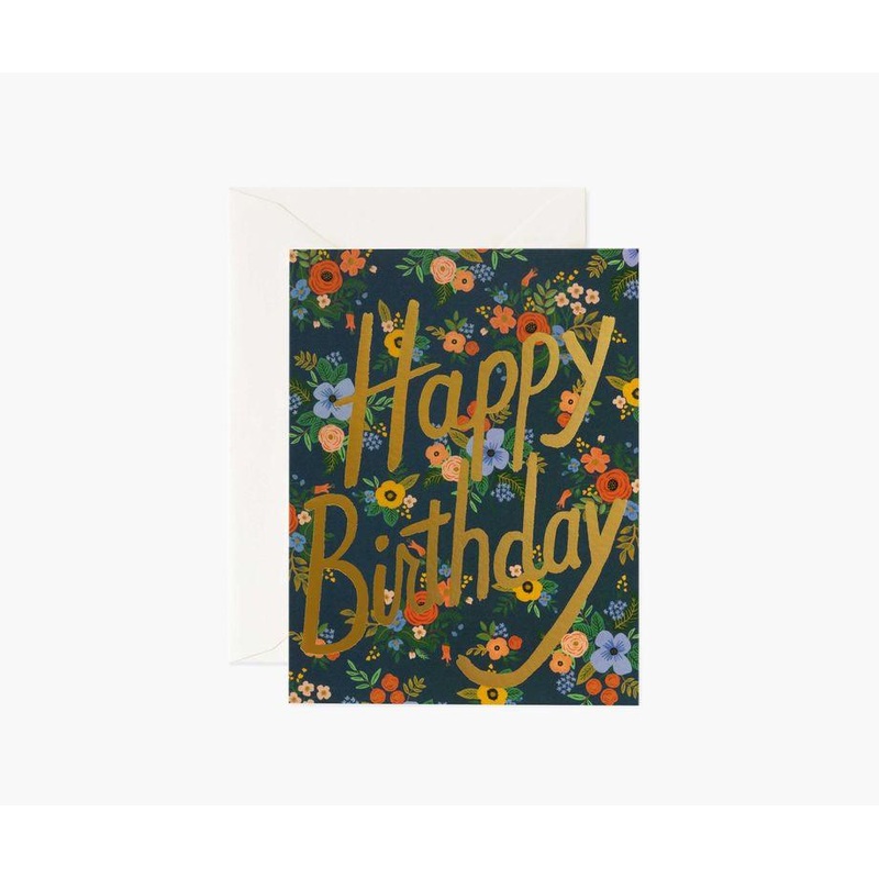 Rifle Paper Co - Single Card - Garden Birthday