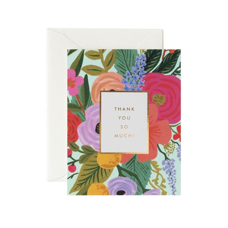 Rifle Paper Co - Single Card - Garden Party Thank You