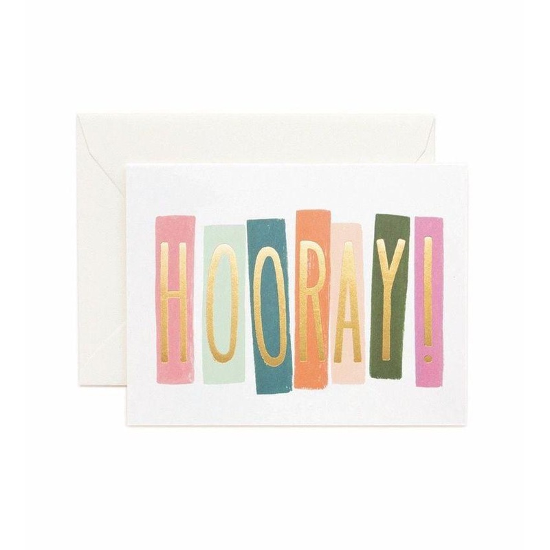 Rifle Paper Co - Single Card - Hooray!