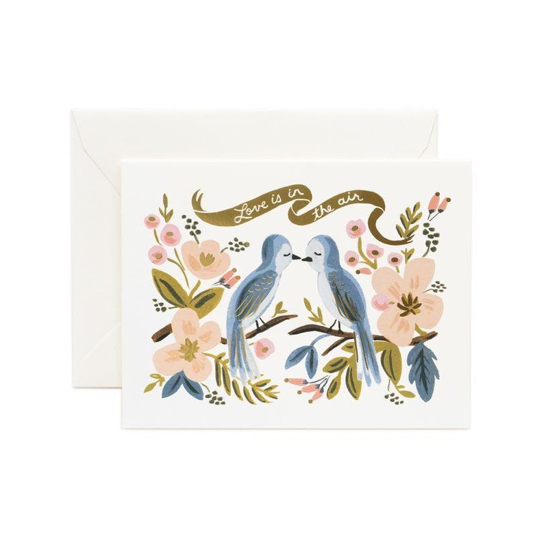Rifle Paper Co - Single Card - Love Is In The Air