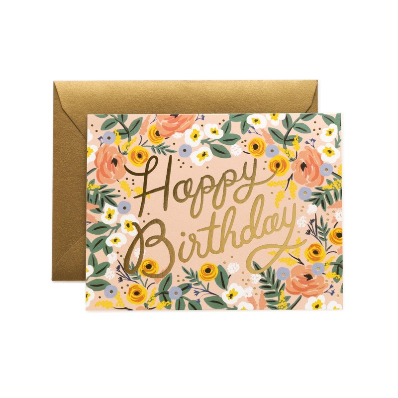Rifle Paper Co - Single Card - Ros Birthday
