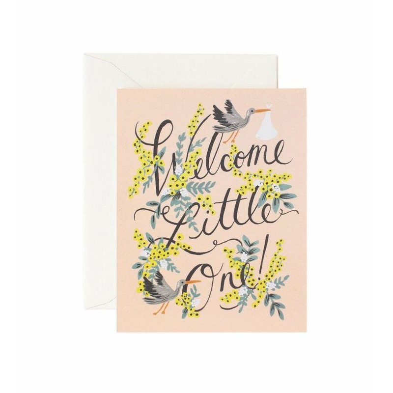 Rifle Paper Co - Single Card - Welcome Little One