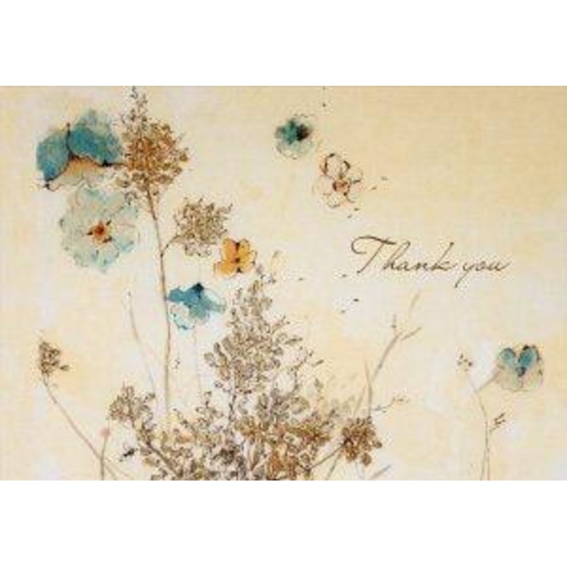 THANK YOU NOTES - WATERCOLOR FLOWERS