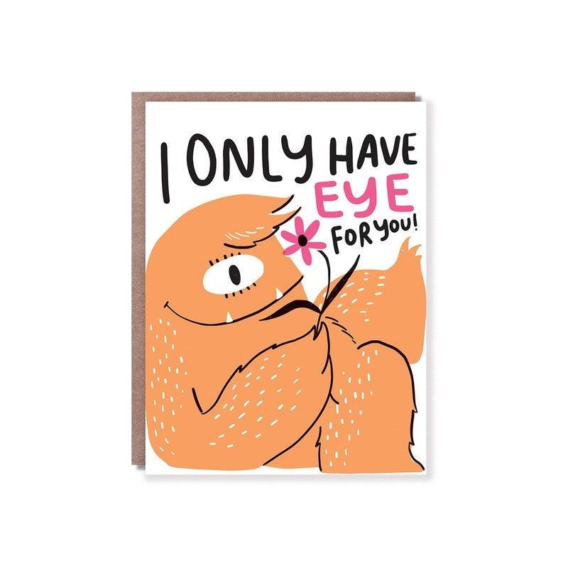 Hello Lucky - Single Card - Eye Love You