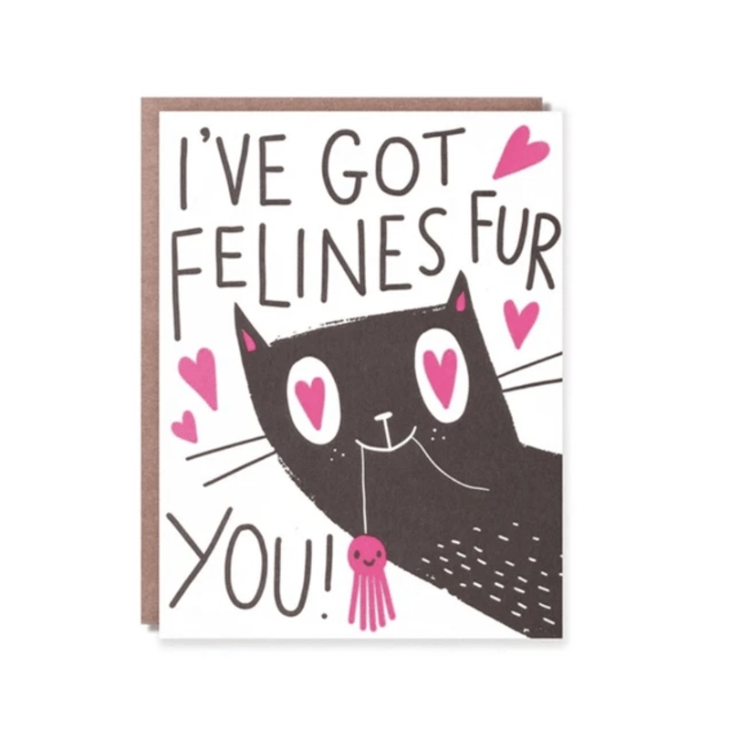 Hello Lucky - Single Card - Felines For You