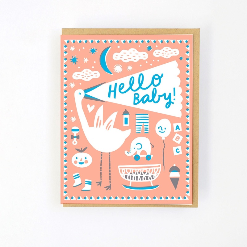 Hello Lucky - Single Card - Hello Baby