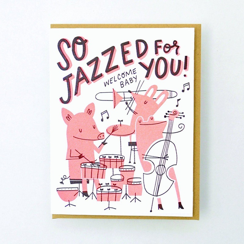 Hello Lucky - Single Card - Jazzed For Baby