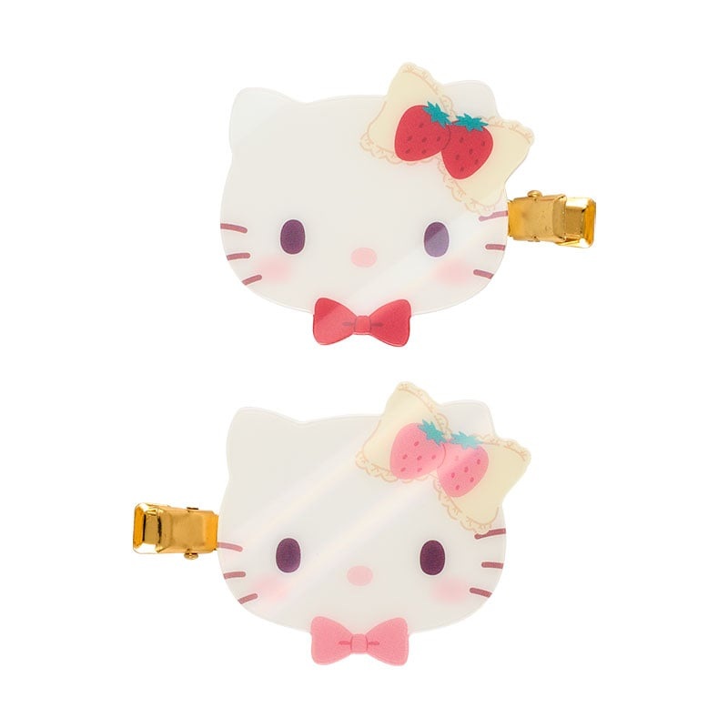 Hello Kitty 2-Pc Hair Clip Set (Sweet Shortcake Series)