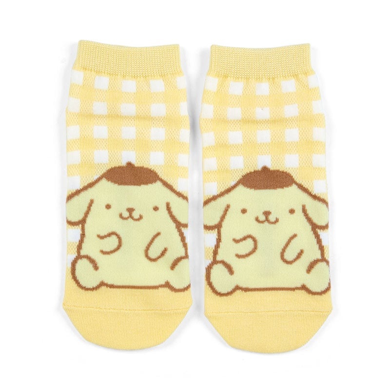 Pompompurin Checkered Ankle Socks