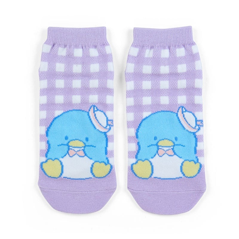 Tuxedosam Checkered Ankle Socks