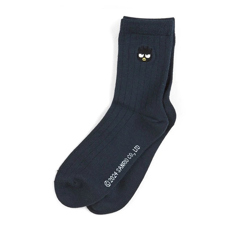 Badtz-maru Classic Embroidered Crew Socks