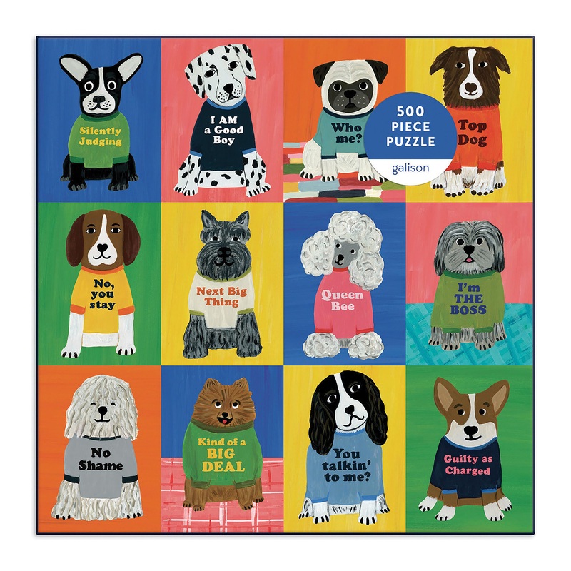 Galison Boss Dogs Puzzle - 500 pcs