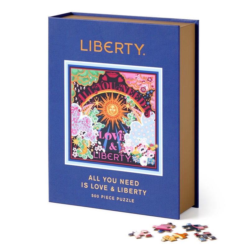 Galison Liberty All You Need is Love Puzzle - 500 Pcs