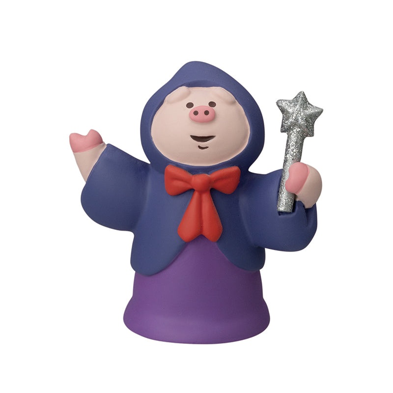 Decole Concombre Figurine - Halloween Pumpkin Kingdom - Wizard Pig