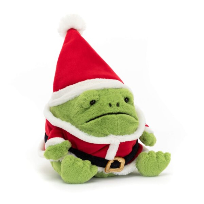 Jellycat Santa Ricky Rain Frog 16cm