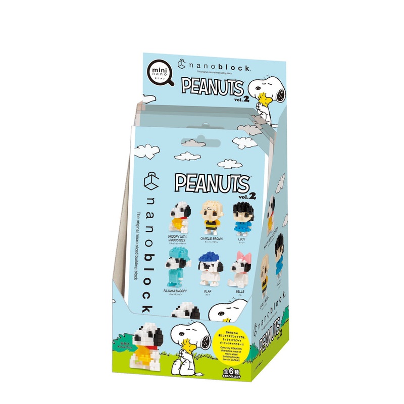 MININANO Peanuts Vol. 2 (6 Designs) Single Pack