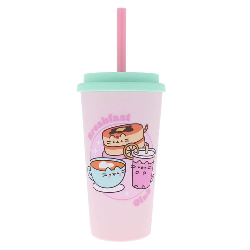 Pusheen  Breakfast Club Beaker & Straw