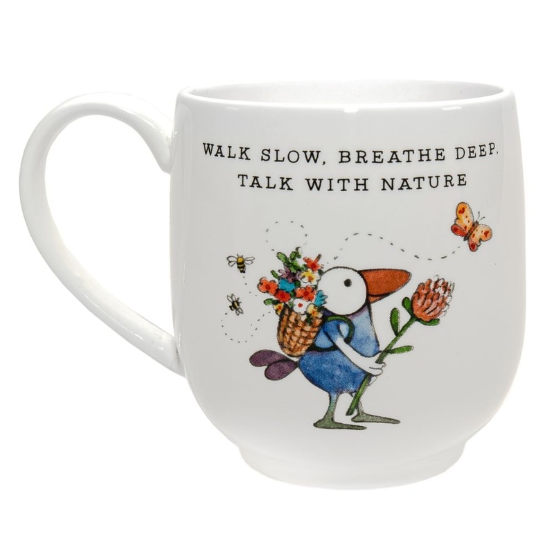 Twigseeds Fine Bone China Cup - Breathe
