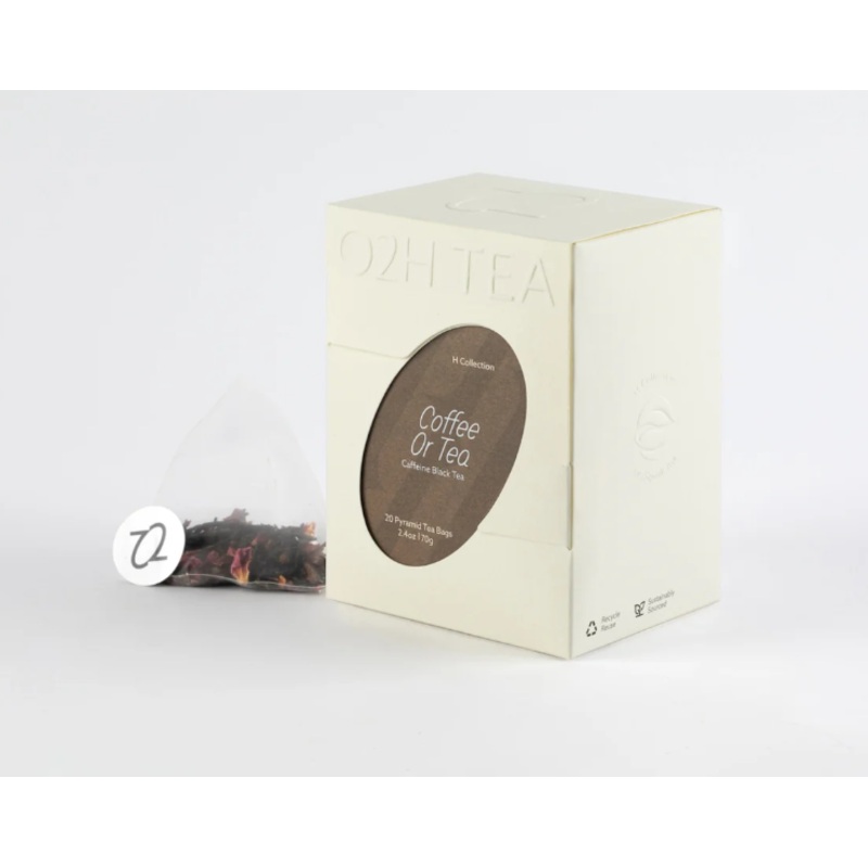 O2H Tea Coffee Or Tea (Caffeine Black Tea) Tea Bags