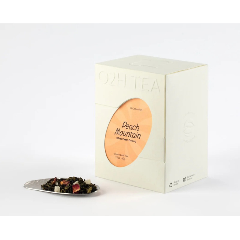 O2H Tea Peach Mountain (White Peach Oolong Tea) Loose Leaf