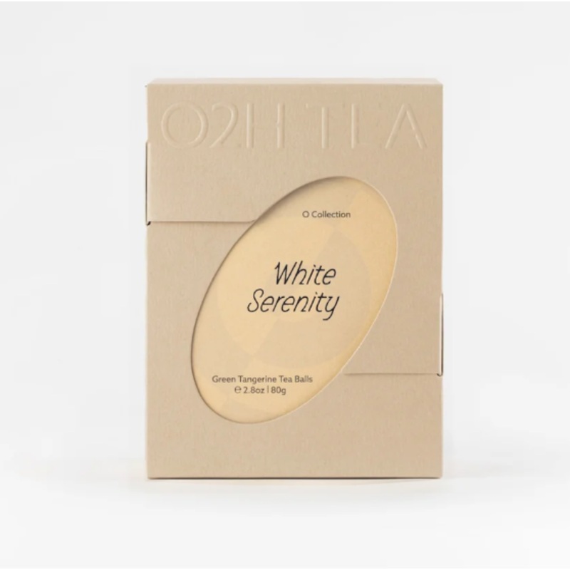 O2H Tea White Serenity (Green Tangerine White Tea) Tea Balls