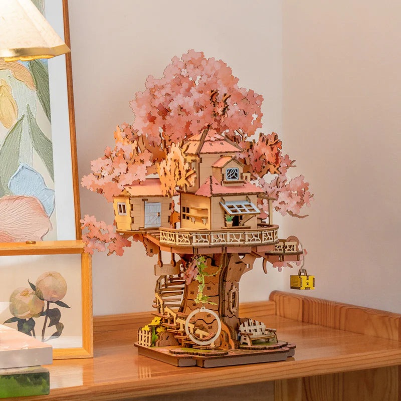 Robotime DIY Sakura Tree House Kit