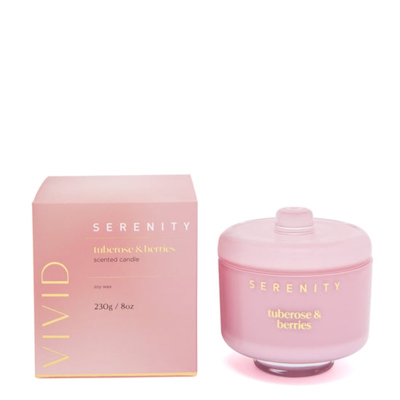 SERENITY VIVID - Tuberose & Berries Candle 230g