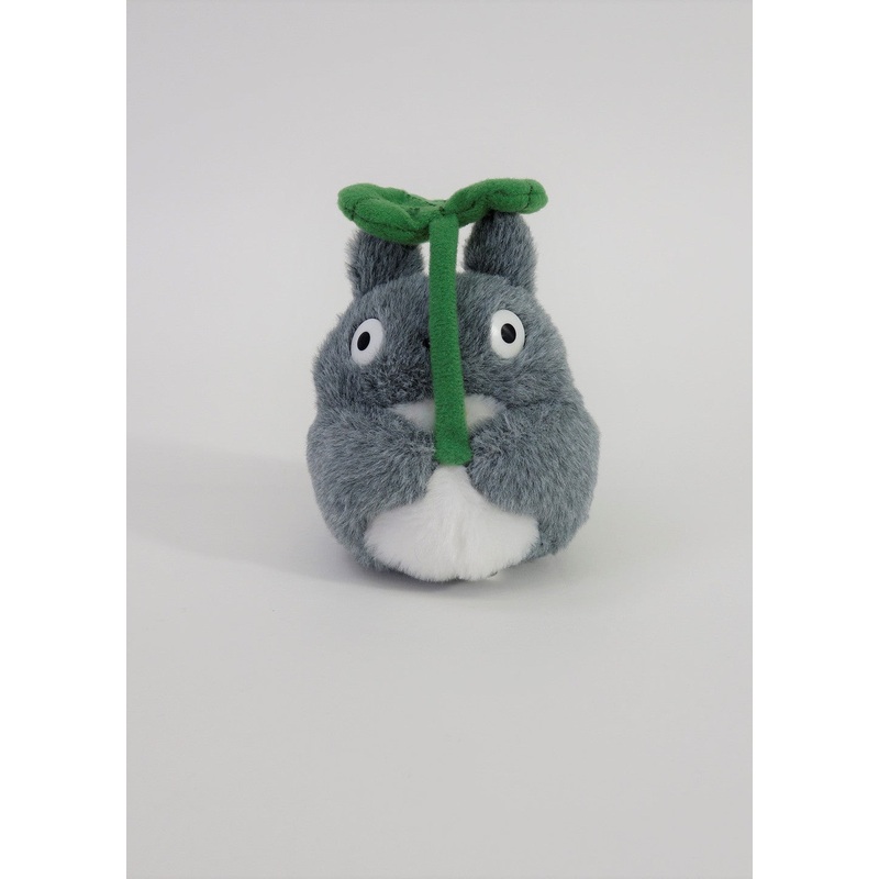 Studio Ghibli Plush: My Neighbor Totoro - Fluffy Totoro Beanbag with Leaf