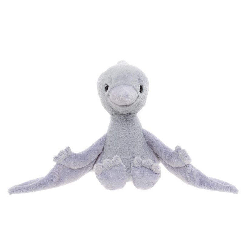 Bear & Me By Charlie Bears Wings Pterodactyl Cloudy Grey L 36cm
