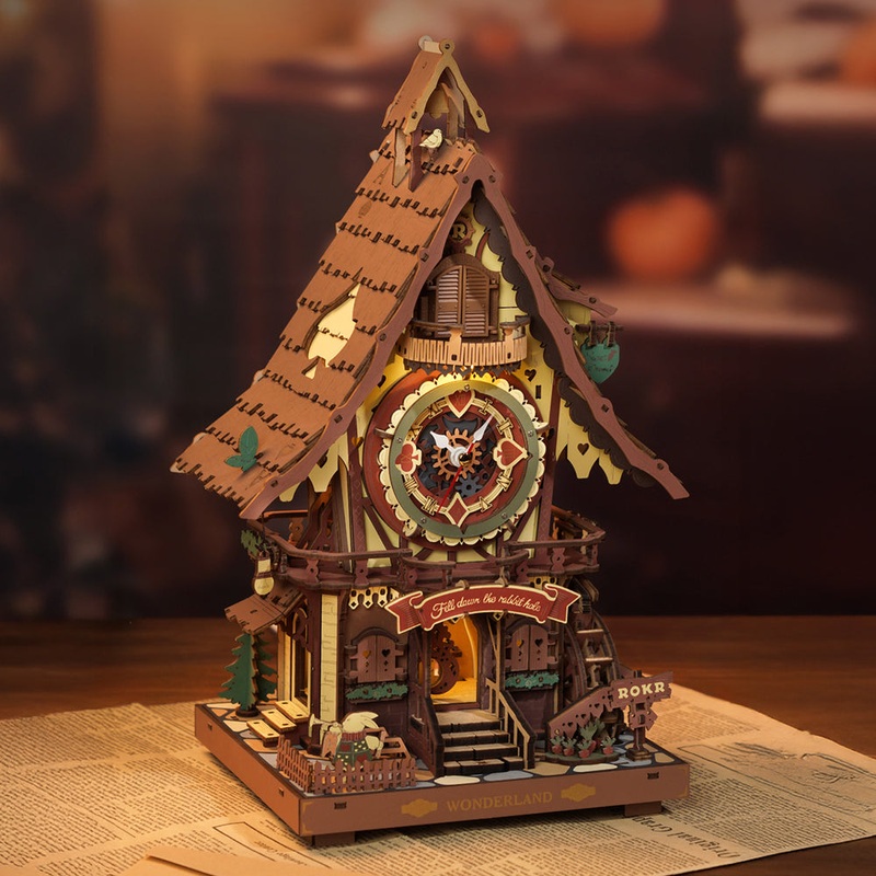 Robotime Cuckoo Clock Mechanical 3D Wooden Puzzle