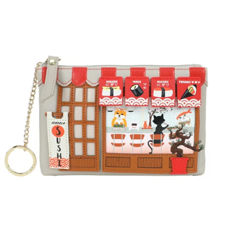 Vendula Sushi - Grey Edition Zipper Coin Purse