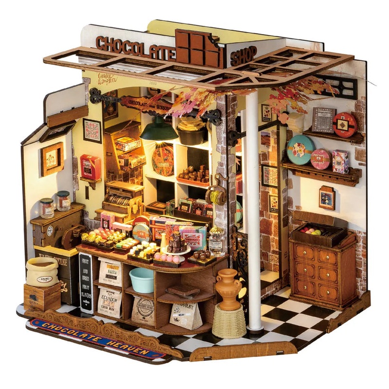Robotime Rolife Henry's Chocolate DIY Miniature House DG174