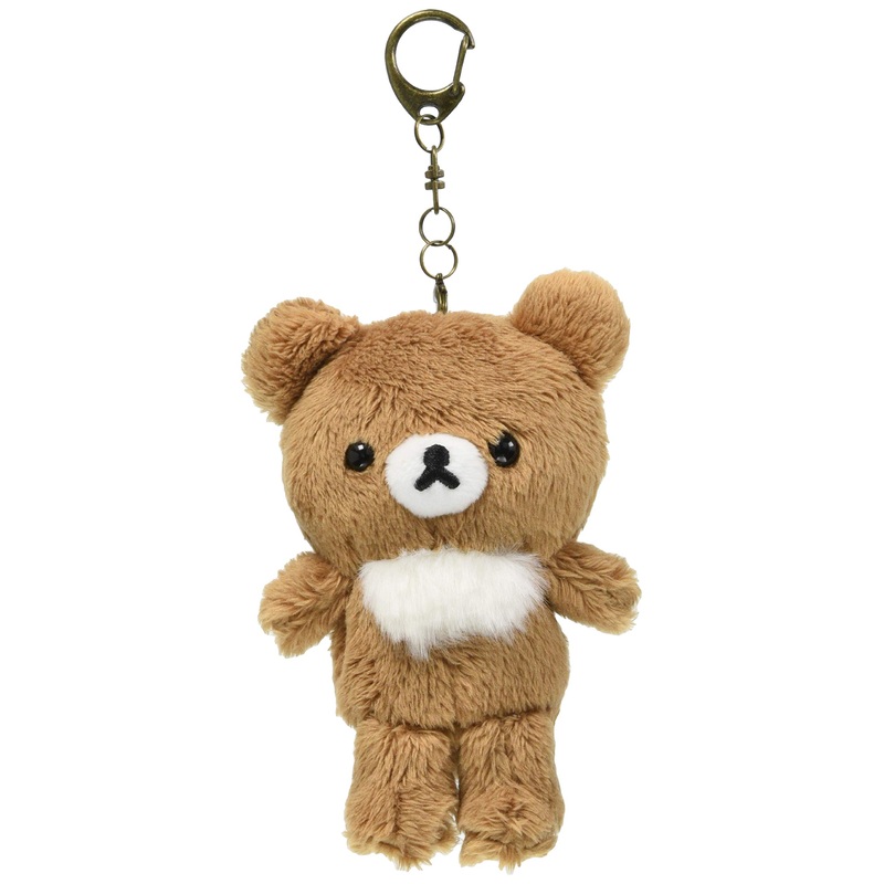 San-X Mx15601 Always Together Rilakkuma Chairoikoguma Plush Keychain