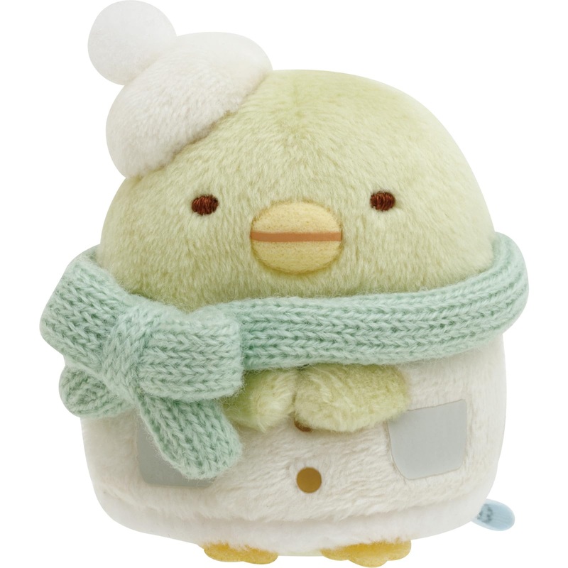 San-X Sumikko Gurashi Penguin? Plush Toy - A Sparkling Night with Lizard & Mom
