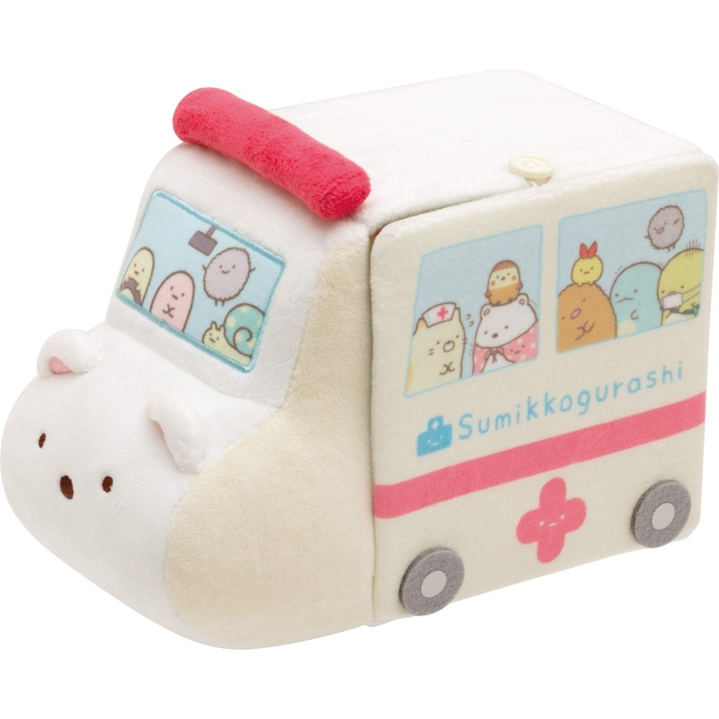 SAN-X Sumikko Gurashi Scene Plush Toy "Ambulance"