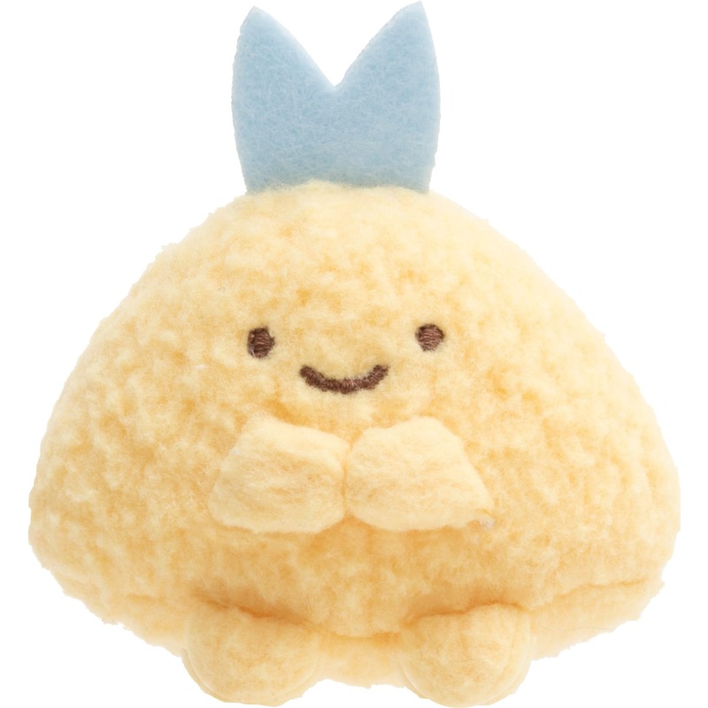 San-X My16501 Sumikko Gurashi Nakayoshi Kitchen Plush Toy Fried Mackerel Tail
