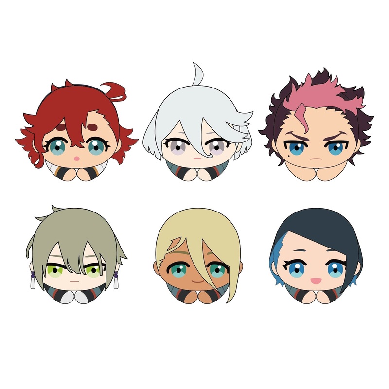 MAX LIMITED Mobile Suit Gundam: The Witch From Mercury Hug Chara Plush Collection 6Pcs Complete Box