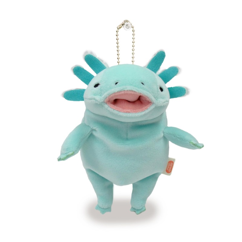Shinada Global Axolotl Plush Toy Mochi Series Pastel Mint Mini 7x5x14cm Moup-0088Pm