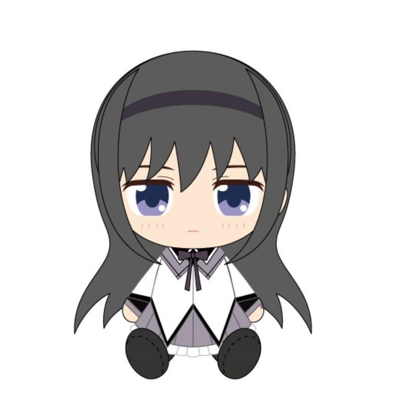 Bandai Namco Madoka Magica Chibi Plush Akemi Homura - Movie Edition