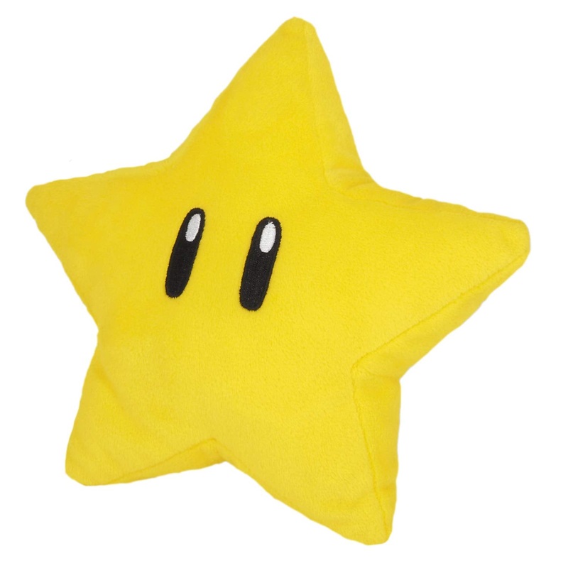 SAN-EI Super Mario All Star Collection Plush Doll Super Star S