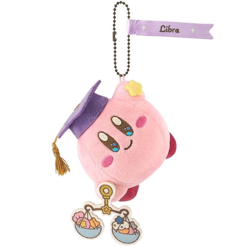 Sanei Boeki Kirby Stars Horoscope Libra Stuffed Mascot W9xD9xH12 Cm Size