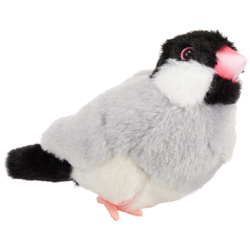 Yoshitoku Anime Stuffed Bird Kotori No Ne. Java Sparrow 180093 Japanese Bird Model Toys