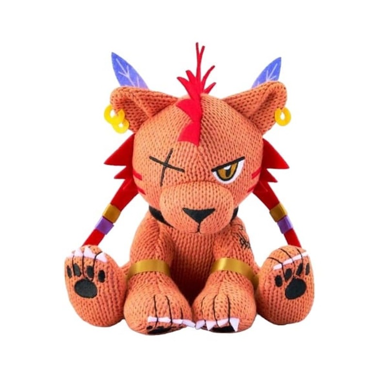 Square Enix Final Fantasy VII Remake Red XIII Amigurumi Plush Doll Japan