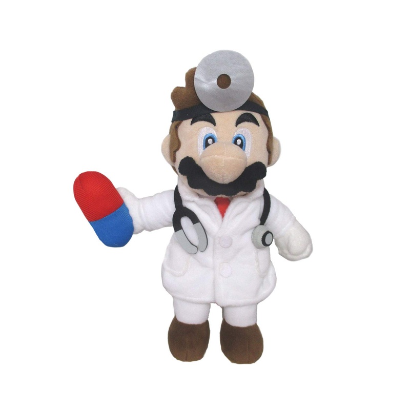 SAN-EI Dr. Mario Plush Doll S Doctor Mario World
