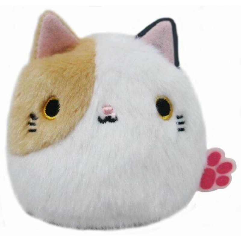 Sanei Boueki Neko Dango Cat Dumpling Calico Cat Plush Toy Height 6cm